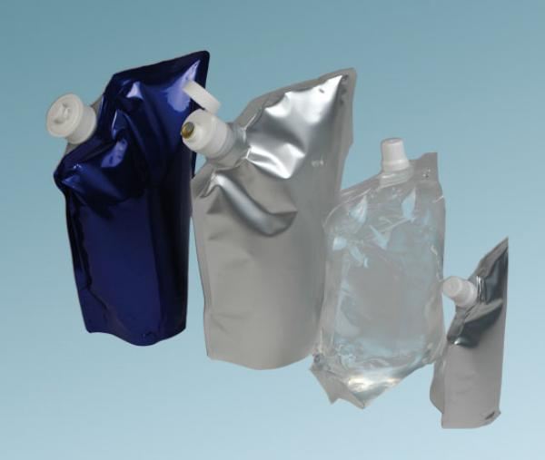 Pouches for liquids from 0.1 L to 200 litres